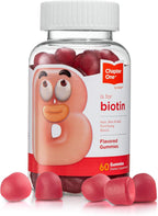 Zahler Chapter One Gominolas de Biotina para Cabello, Piel y Uñas, Biotina Fortificante, Certificado Kosher, 60 Gominolas Saborizadas