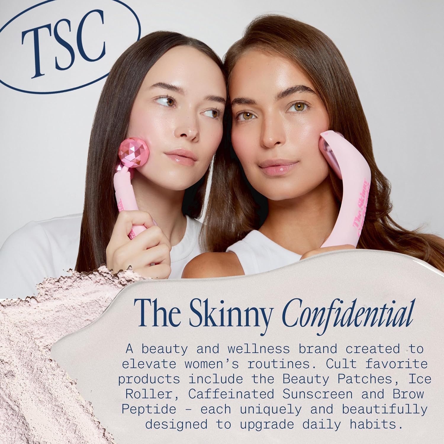 The Skinny Confidential Beauty Salt - Polvo de Hidratación con Colostrum, Electrolitos y Perla