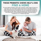 Probióticos para Perros Masticables – Apoyo Digestivo con Enzimas – 120 Unidades