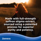CalmCo Zenreva - Extracto Puro de Azafrán, 30 Cápsulas Veganas
