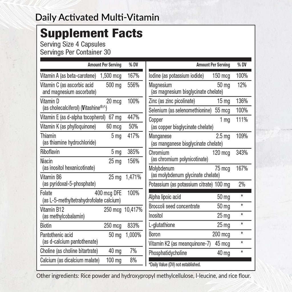 Equilife Multivitamínico Activado - 120 Cápsulas