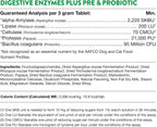 NaturVet – Enzimas Digestivas con Probióticos y Prebióticos para Perros y Gatos (60 Comprimidos Masticables)