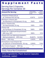 Quantum Nutrition Labs Max Energy Bs - Vitamin B Complex, Methylated B Complex Vitamins with Vitamin B1, B6, B12, Thiamin, Folate and Biotin - 60 Vegetarian Capsules