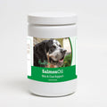 Healthy Breeds Aceite de Salmón para Perros Raza Bluetick Coonhound - Masticables Blandos 120 Unidades