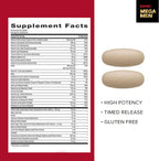 GNC Mega Men Energy & Metabolism Multivitamínico para Hombres - 180 Comprimidos
