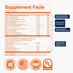 PS Longevity Supplements - Multivitamínico metilado con vitaminas B, Nicotinamida Ribósido, CoQ10, Resveratrol, ALA