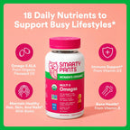 SmartyPants Multivitamínico Orgánico para Mujeres - Gominolas con Omega 3, Vitaminas y Minerales - 120 uds
