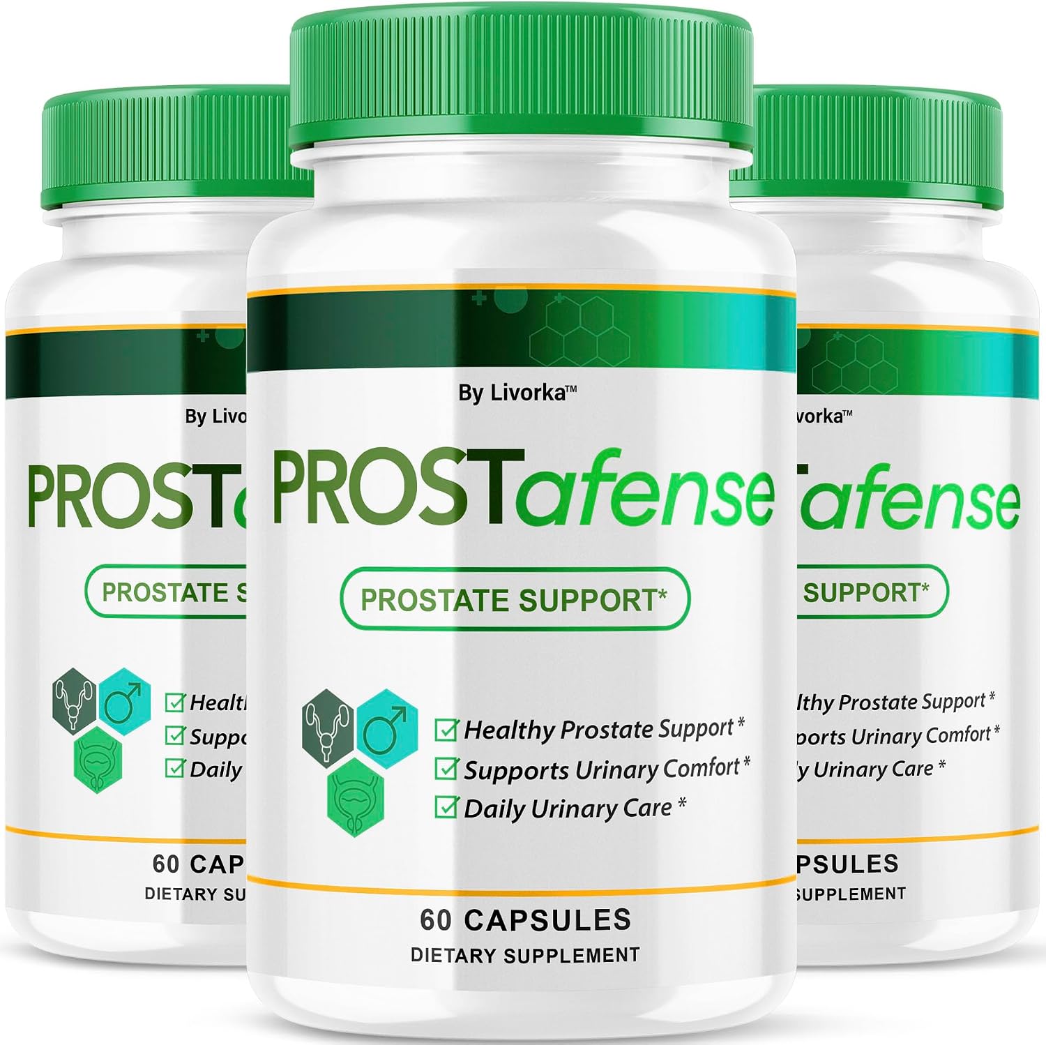 (3 Pack) Prostafense Health Supplements for Men Capsules - Official Prostafense Pills All Natural Support, Prostafence Maximum Strength Premium Formula for Daily Wellness, 180 Capsules For 3 Months
