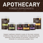 Earth Animal Apothecary Powder Supplement - Healthy Weight Nutritional Powder para Perros y Gatos - 226 g