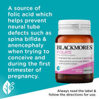 Blackmores Folic Acid 500 mcg 90 Tablets