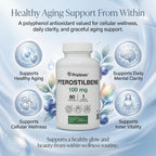 Pterostilbeno 100mg – 60 Cápsulas – Pristine's