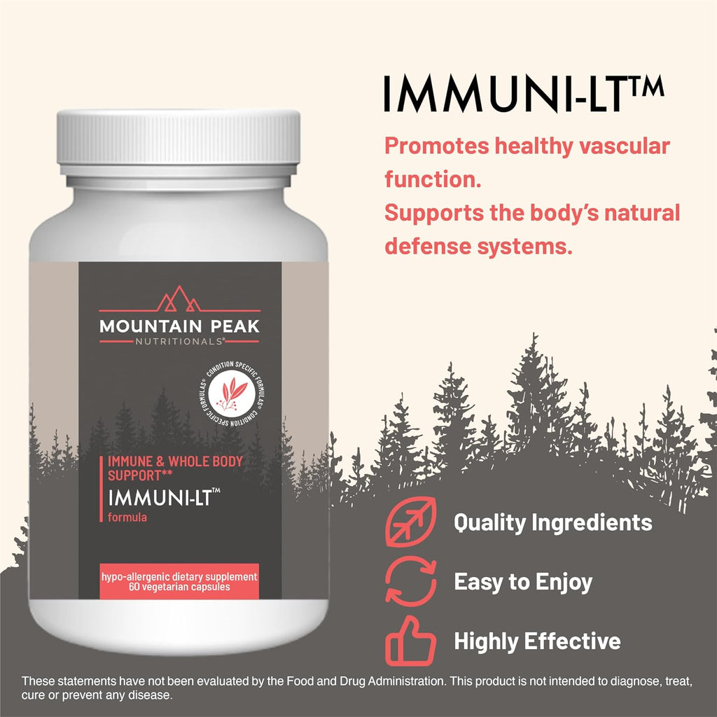 Mountain Peak Nutritionals Immuni-LT - Complejo de defensas y apoyo inmunitario (60 cápsulas vegetarianas)