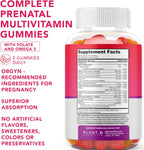 Gominolas Prenatales para Mujeres con DHA, Folato, Vitaminas B, C, D | PLANT.O NUTRITION