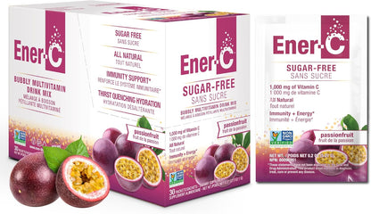 Ener-C Sugar Free Multivitamin Drink Mix (30 – Vitamina C (1000 mg): Contribuye al funcionamiento normal del – Image 1