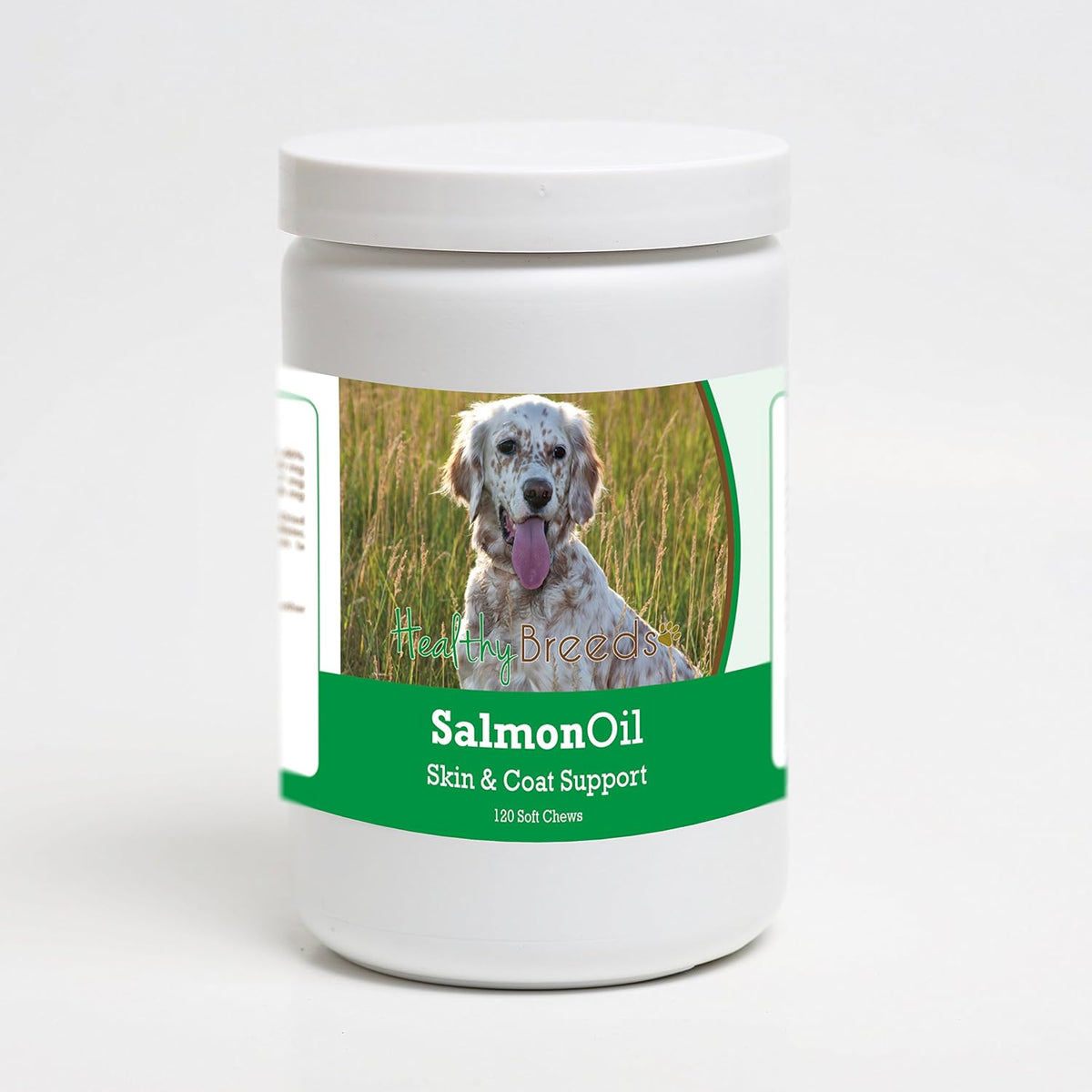 Healthy Breeds English Setter Salmon Oil – Piel y pelaje: Ayudan a mantener una barrera cutánea saludable, – Image 1