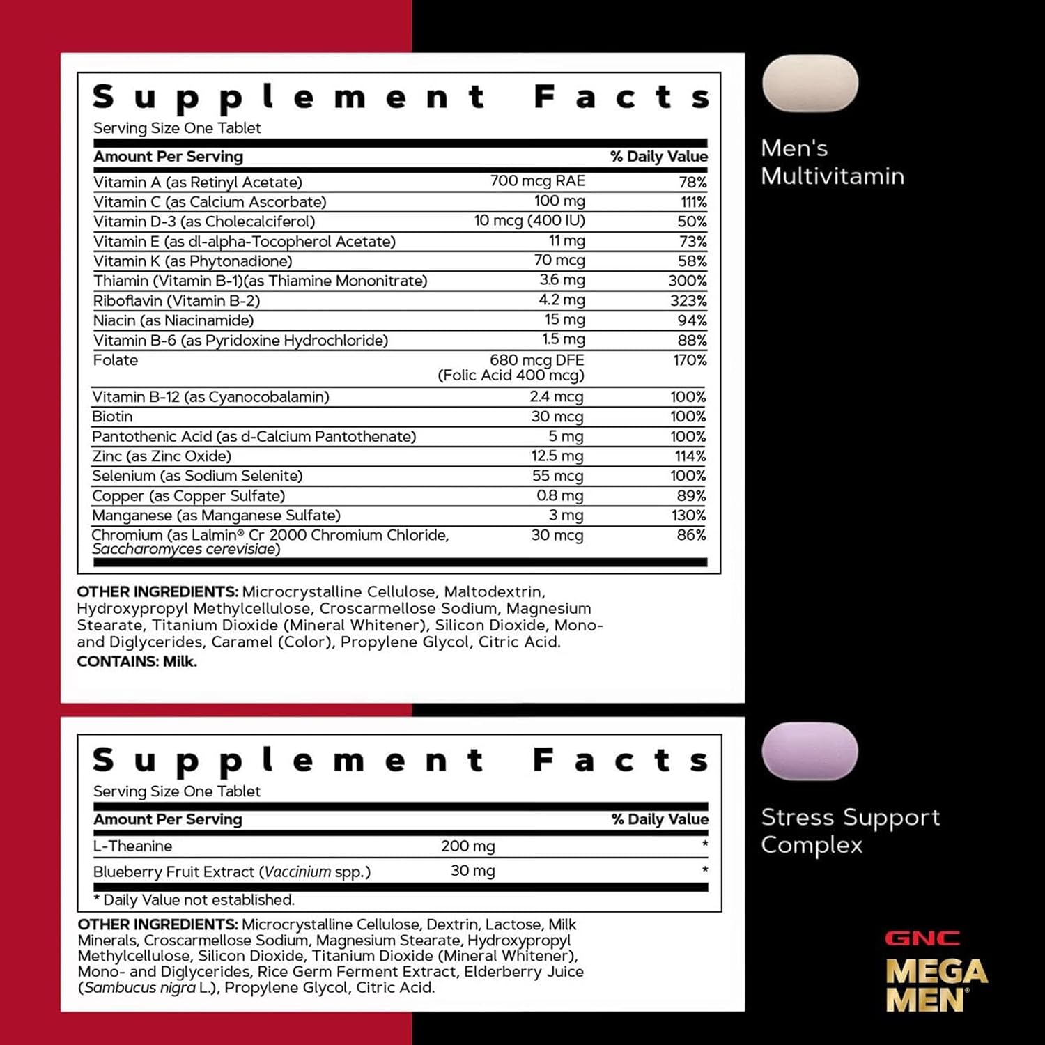 GNC Men's 30+ Vitapak Program - 5 en 1 Multivitamínico y Minerales, 30 Sobres