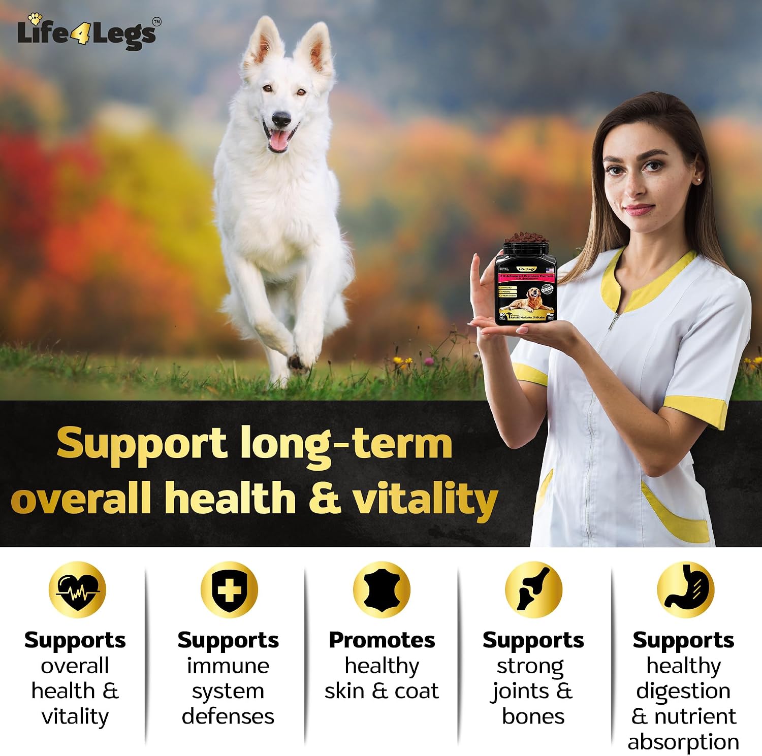 Life4Legs Soft Chews - Multivitamínico para Perros