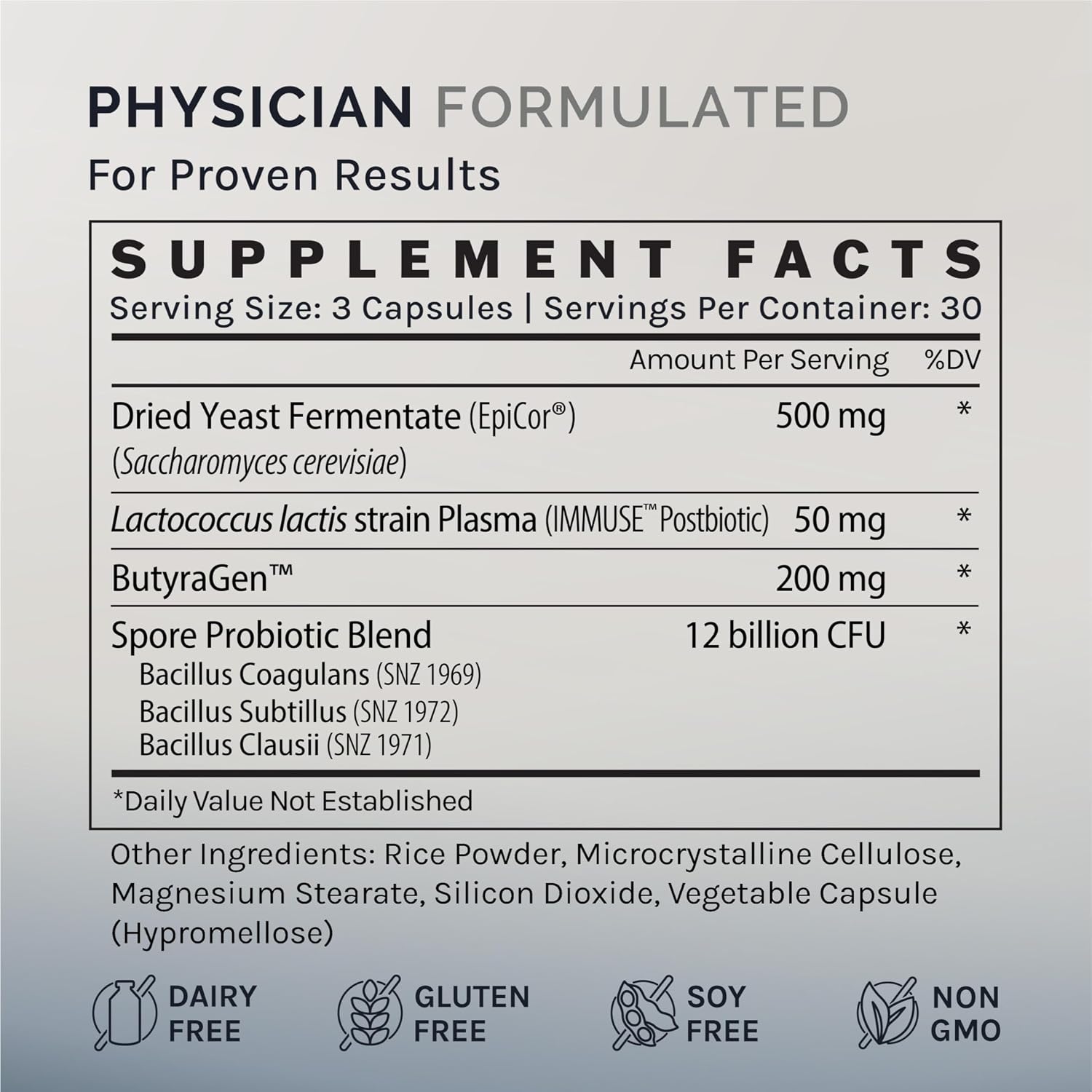 InfiniWell GI Prime - Pre, Post y Probióticos para Salud Digestiva (90 Cápsulas)