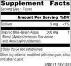 Source Naturals Klamath Lake Blue-Green Algae - 500 mg - 50 Tablets