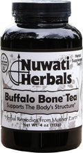 Nuwati Herbals - Té de Hierbas Buffalo Bone - Apoya la Estructura del Cuerpo - para Huesos, Cabello y Piel, Té a Granel, 113 g