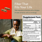 Sunergetic Psyllium Husk 1450mg – 240 Cápsulas de Fibra Soluble