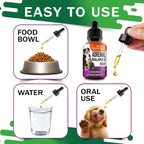 Adrenal Balance para Perros y Gatos - Tratamiento de Cushing, Apoyo Adrenal con Ashwagandha, Raíz de Regaliz, Rhodiola Rosea - 60ml Gotas Herbales
