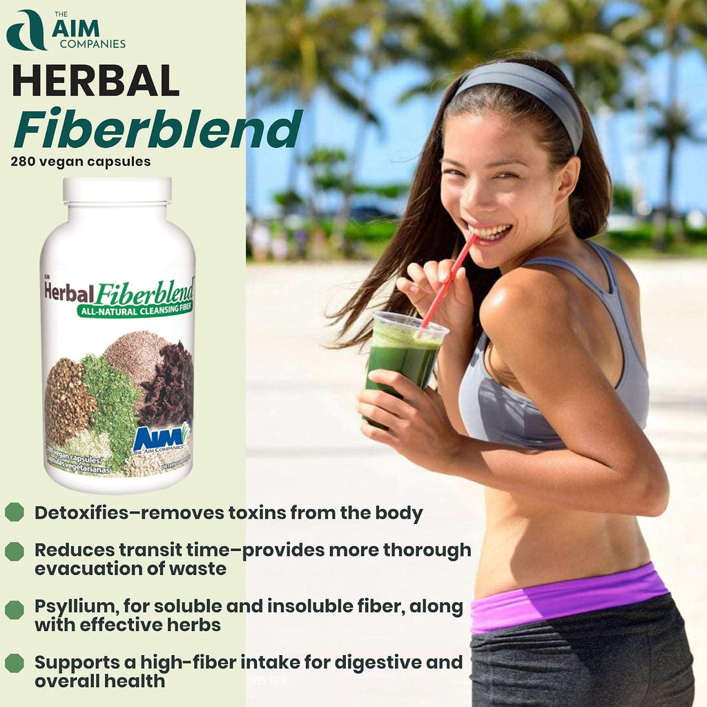 AIM Herbal Fiberblend 280 Cápsulas (3 Frascos)