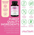 Maxi Health Methyl Prenatal DHA - Vitaminas Prenatales con DHA y Ácido Fólico - 60 Cápsulas Blandas