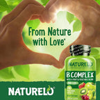 NATURELO Complejo B - 240 Cápsulas Veganas con Metilfolato y CoQ10
