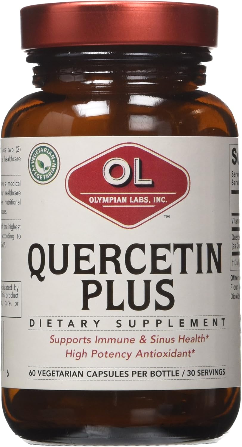 Olympian Labs Quercetin Plus - 1 g - 60 Cápsulas Vegetarianas