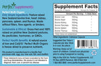 Perfect Supplements - Perfect Multi-Organs: Mezcla de 6 Glandulares Sinérgicos, Liofilizados y Sin Hormonas, Cápsulas de Alimento Integral de Nueva Zelanda Criado en Pastos