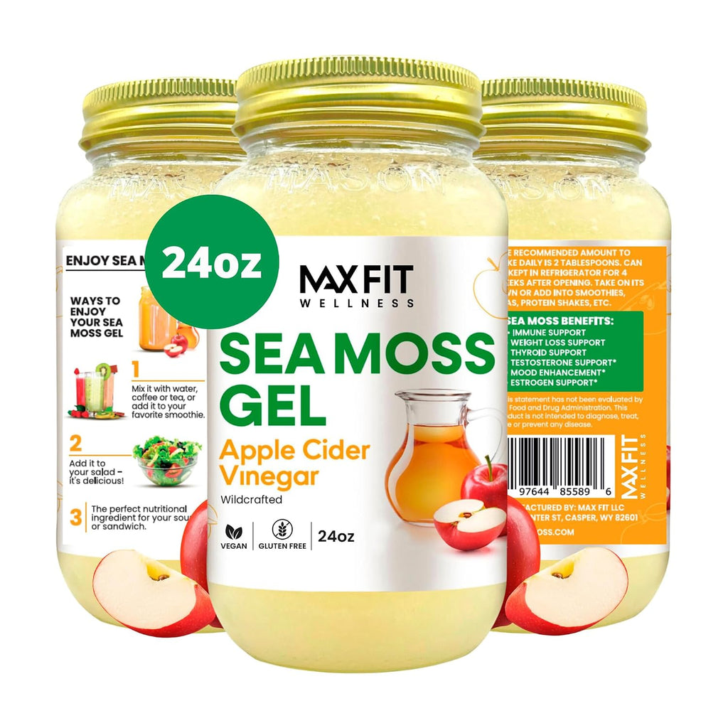 Gel de Musgo Marino (12 Sabores) 24 oz - Musgo Marino Silvestre de Santa Lucía | 92 Vitaminas y Minerales | Vegano
