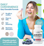 Bariatric Choice My Bariatric Multivitamínico Masticable con Hierro y Calcio, Berry (120 comprimidos)