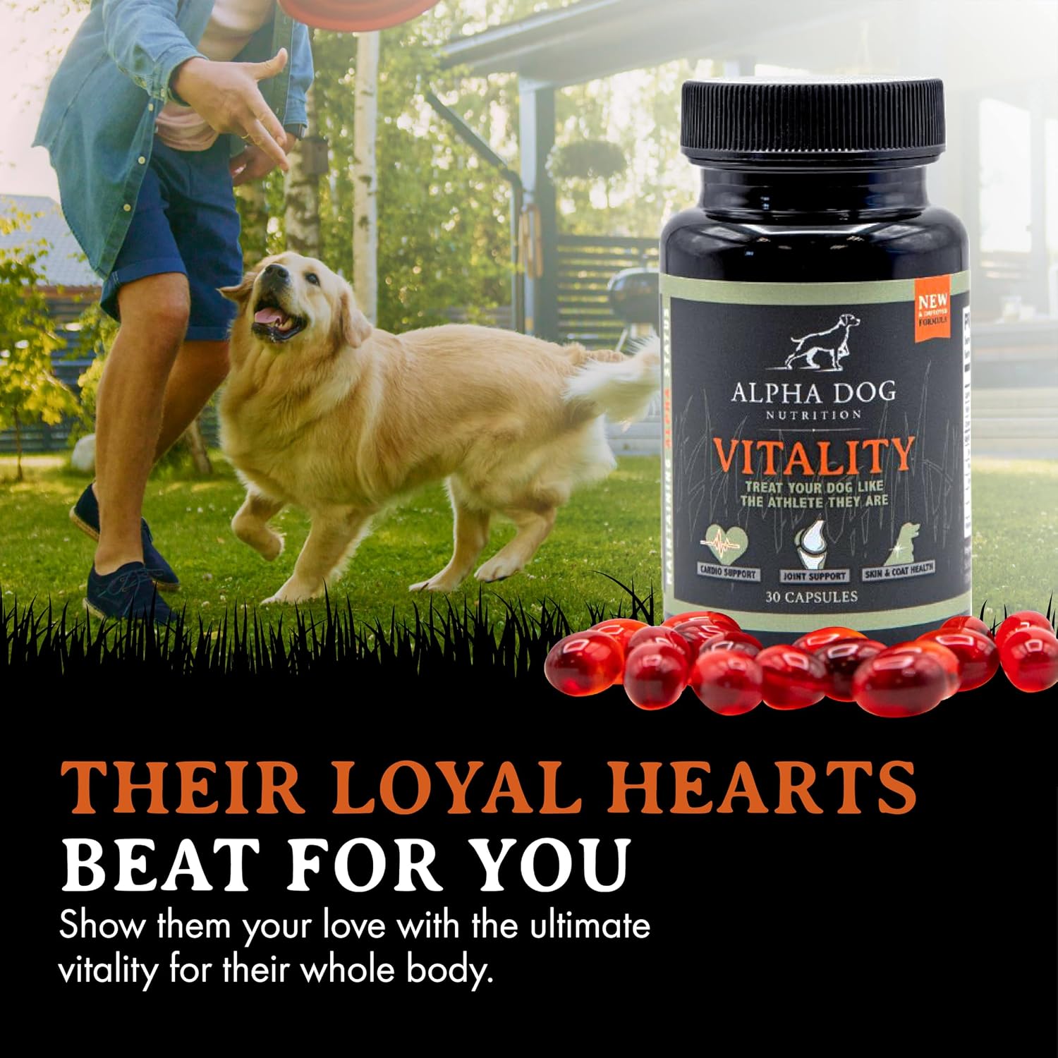Aceite de Krill para Perros - Vitality by Alpha Dog Nutrition