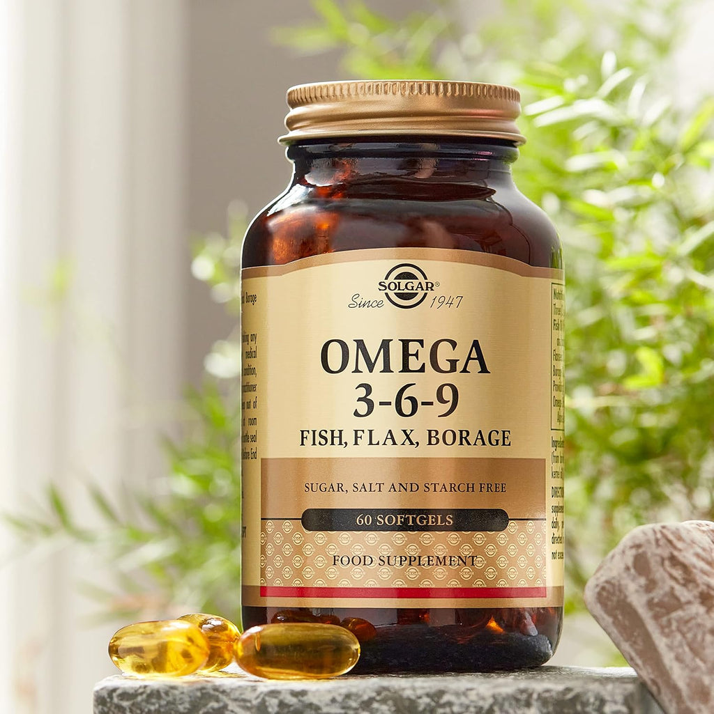 Solgar EFA 1300 mg Omega 3-6-9, 60 Cápsulas Blandas