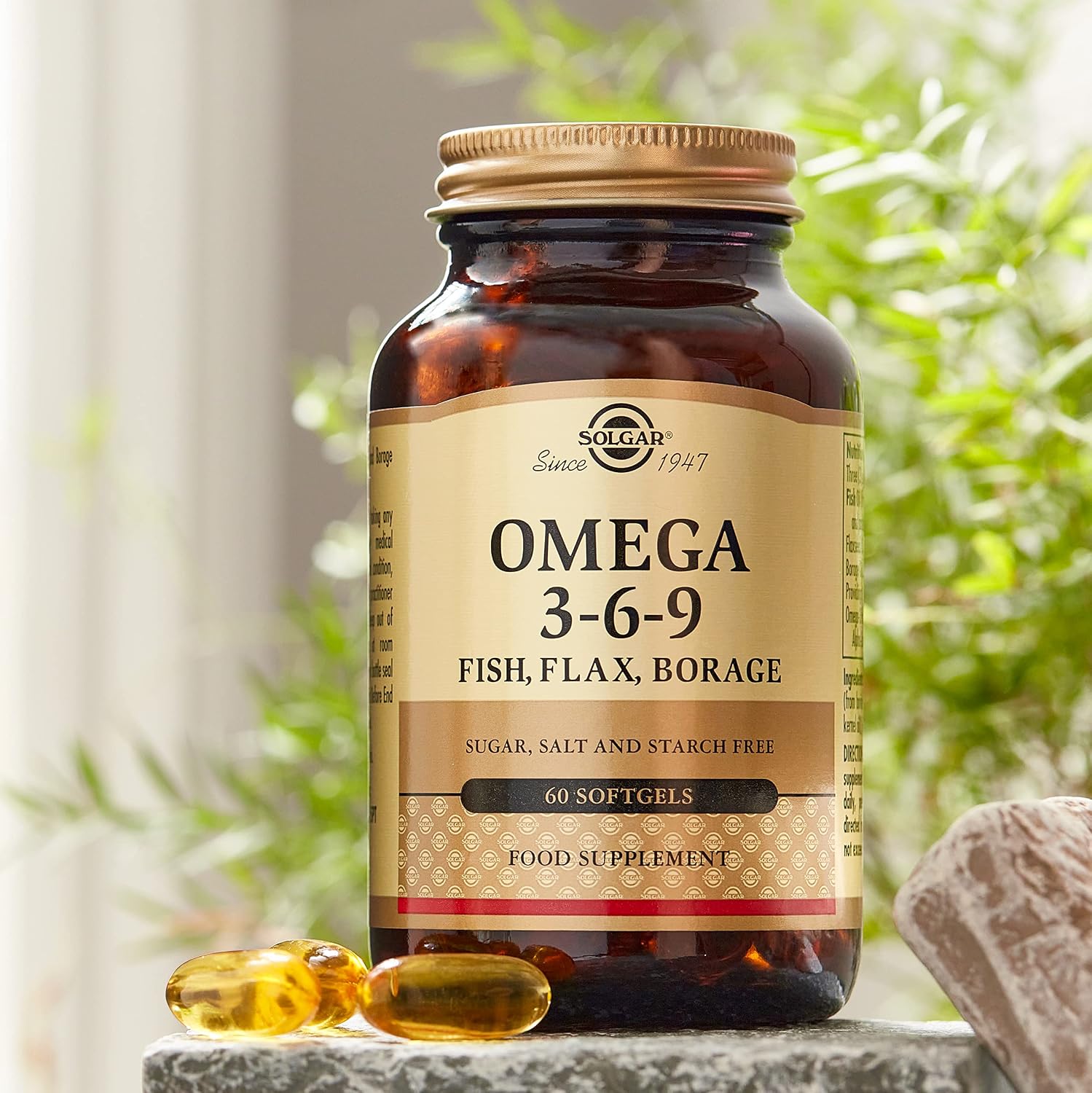 Solgar EFA 1300 mg Omega 3-6-9, 60 Cápsulas Blandas