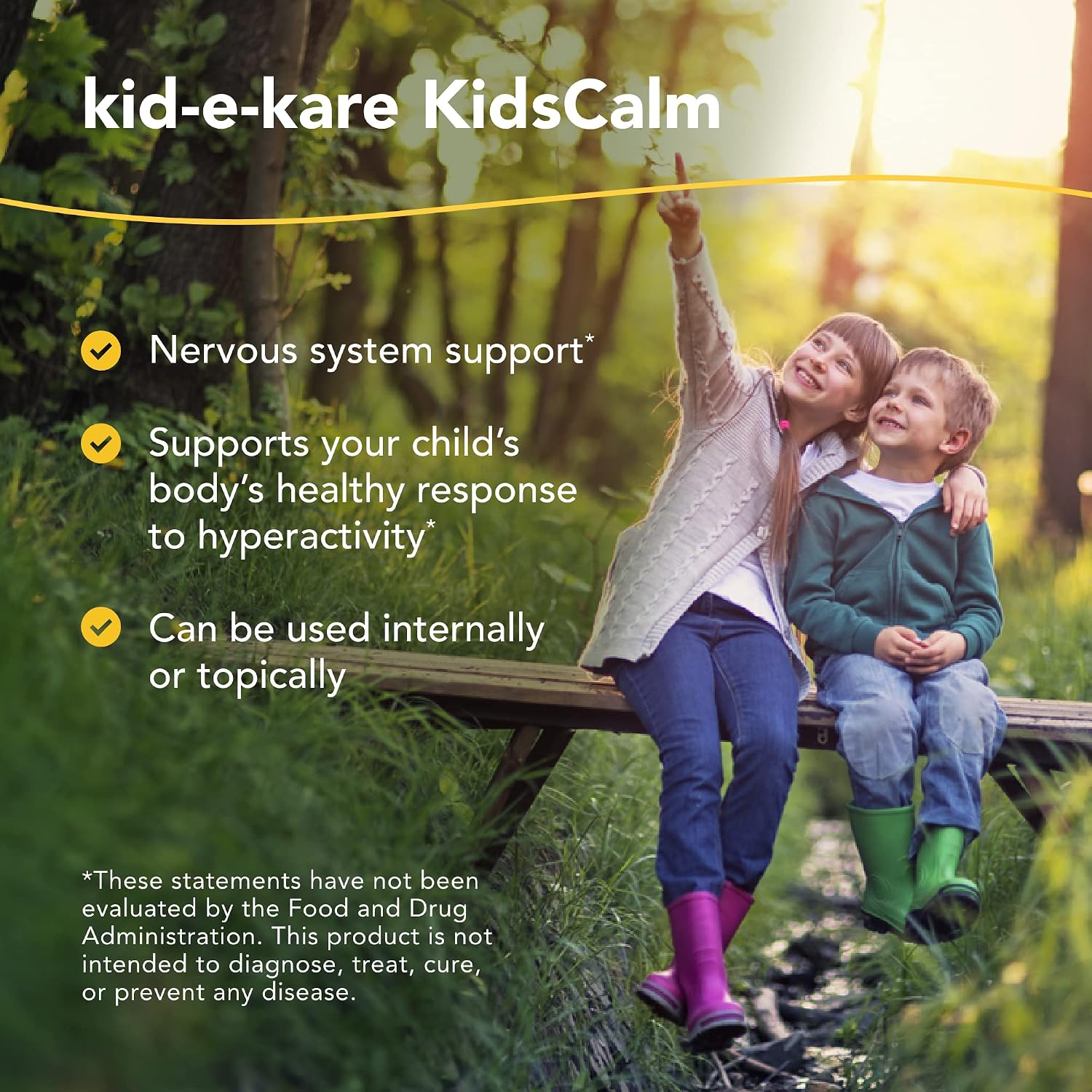 NORTH AMERICAN HERB & SPICE kid-e-kare KidsCalm - 1 fl oz - Apoyo al descanso y al sistema nervioso - Fórmula natural - 172 dosis