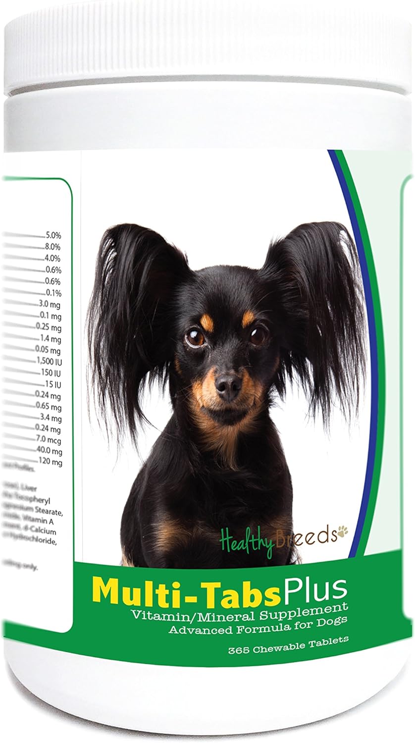Healthy Breeds Multi-Tabs Plus Comprimidos Masticables para Russian Toy Terrier - 365 unidades