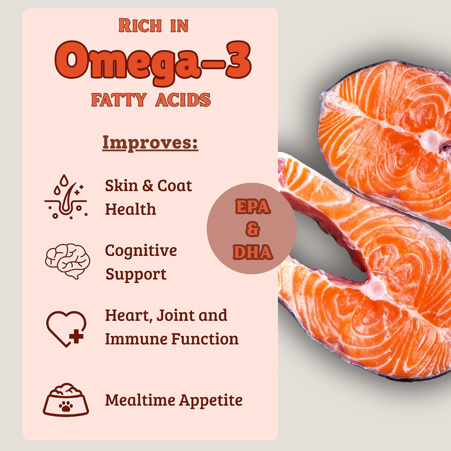 Aceite de Salmón para Perros y Gatos - Suplemento Líquido con Omega-3 EPA y DHA (237 ml)
