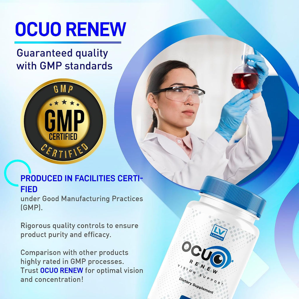 Ocuo Renew Cápsulas (5 Paquetes) - 300 Cápsulas para 5 Meses