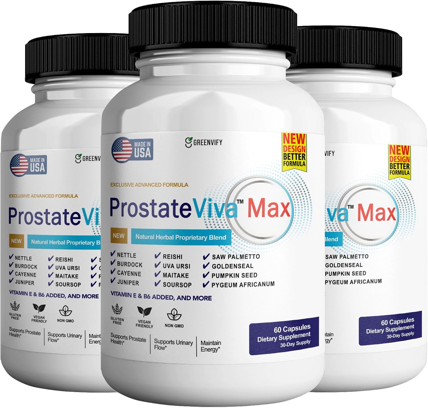 ProstateViva Max - Suplemento para la Próstata, 60 Cápsulas