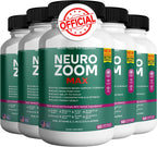 Neuro Zoom Max Extra Strength - Apoyo Cerebral con Ingredientes Herbales, 60 Cápsulas (2)