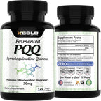 Fermented PQQ 20mg – Pirroloquinolina Quinona, 120 Cápsulas