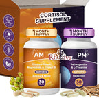 Multivitamínico AM PM - Suplemento Día y Noche con Rhodiola Rosea, L-Theanina y Ashwagandha