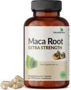 Futurebiotics Maca Root Extra Strength – 120 Cápsulas Vegetales – Apoyo para Energía, Vitalidad y Salud Reproductiva