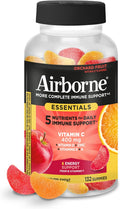 Airborne Immune Essentials Gominolas Multivitamínicas, Sabor Fruta de Huerto, 132 gominolas