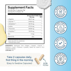 ALTAGAMMA 8 en 1 Suplemento de Apoyo Inmunológico con L-Lisina, Vitamina D y Zinc, 60 Cápsulas