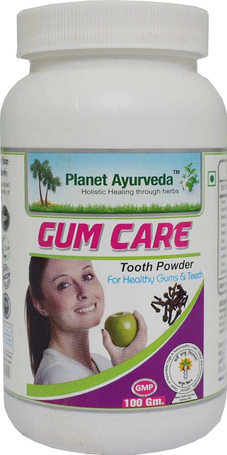 Planet Ayurveda Gum Care Powder, 100 g (2 tarros)