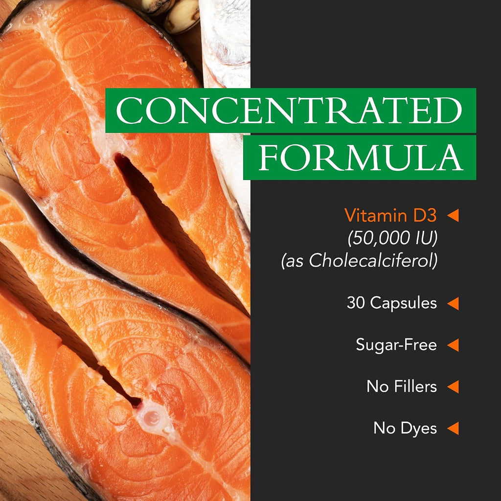Xtravit Vitamina D3 50000 UI - 30 Cápsulas - Alta Dosis Semanal