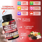 Cadane 5in1 Mezcla Herbal de Clavo de Olor | Apoyo Digestivo e Inmunitario | 90 Cápsulas